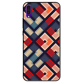 Ốp lưng dành cho Huawei Y7 Pro (2019) mẫu Họa Tiết Vuông Chéo