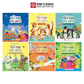 Sách - Tớ Là Bạn Nhỏ Văn Minh - Dành Cho Trẻ Từ 3 Tuổi - Combo 6 Cuốn - Đinh Tị Books