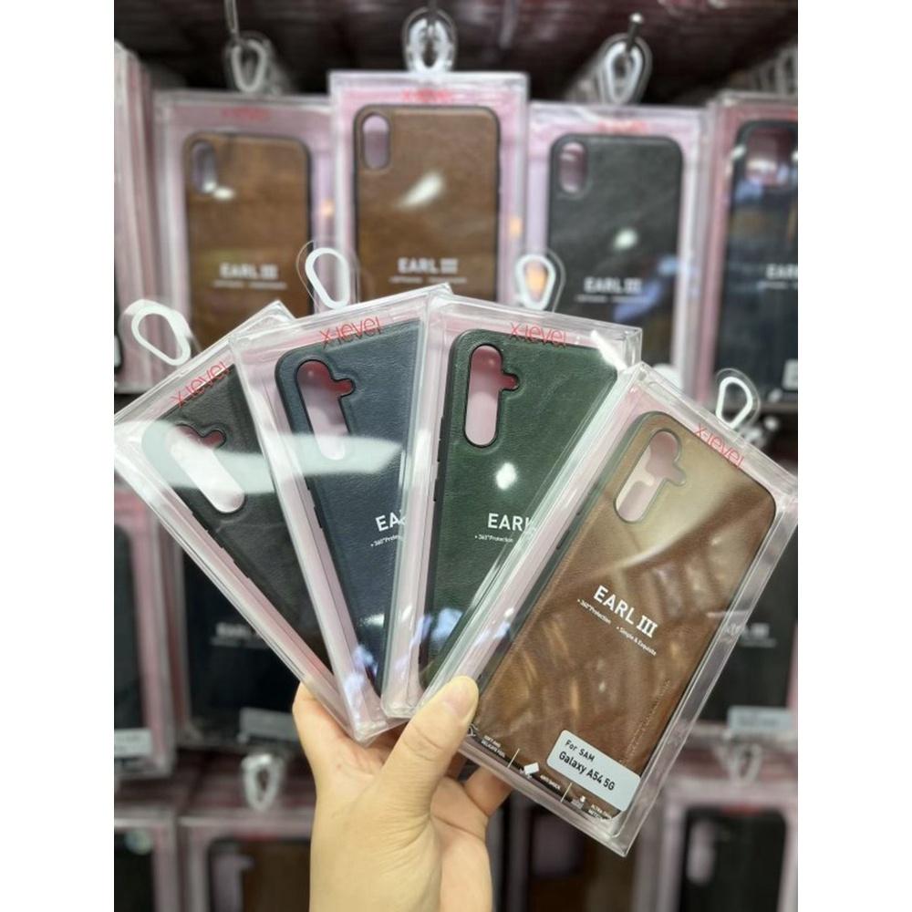 Ốp lưng da dành cho Samsung Galaxy A14/A24-4G/A34/A54 hàng chính hãng X-Level cao cấp