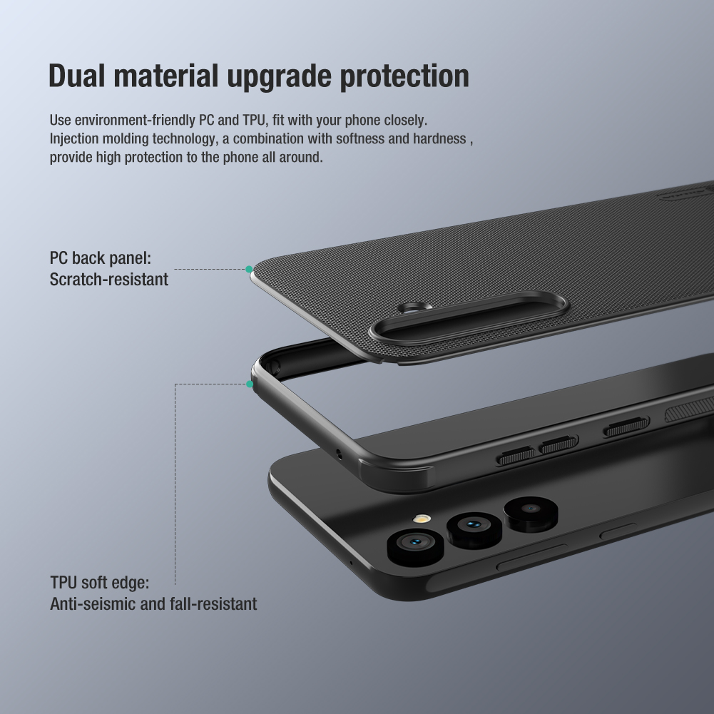 Ốp lưng Galaxy S23 FE Nillkin Frosted Shield - hàng chính hãng