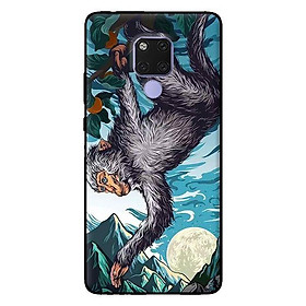 Ốp in cho Huawei Mate 20 Khỉ Đu Cây - Hàng chính hãng