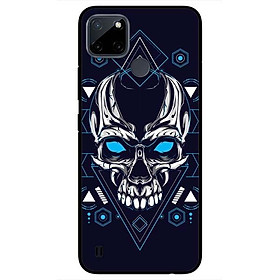 Ốp lưng dành cho Realme C21Y - C25Y mẫu Đầu Lâu Mắt Xanh