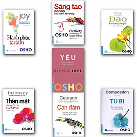 Combo OSHO FirstNews - Hạnh Phúc Tại Tâm, Bình An Cả Đời - Bộ 7 cuốn