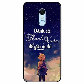 Ốp lưng in cho Redmi Note 5 ( Redmi 5 Plus) Mẫu Dành Cả Thanh Xuân Girl