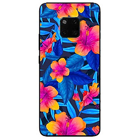 Ốp lưng in cho Huawei Mate 20 Pro Mẫu Hoa Lá Xanh