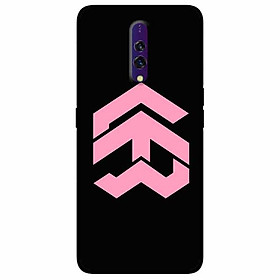 Ốp lưng in cho Realme X Mẫu Năm Đen Hồng