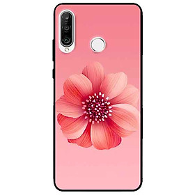 Ốp lưng in cho Huawei P30 Lite Mẫu Bông Nền Hồng