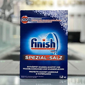 Muối rửa chén Finish 1,2kg (Đức) + Tặng  200 gam muối Finish