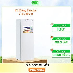 Tủ Đông đứng Sanaky VH-230VD 213 lít- Hàng chính hãng( Chỉ giao HCM)
