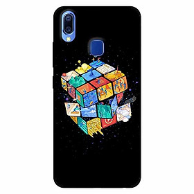 Ốp lưng in cho Vivo Y95 Rubik Vũ Trụ