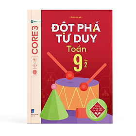 Sách - Đột phá tư duy Toán 9 tập 2 - in màu - Nhóm tác giả - Nhà xuất bản Dân Trí - WinBooks