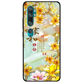 Ốp lưng dành cho Xiaomi Mi Note 10 Pro mẫu Chữ Hoa Vàng