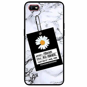 Ốp lưng in cho Realme C2 Mẫu Cúc Nền Đá