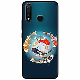 Ốp lưng in cho Vivo Y19/ Vivo U3 Mẫu Koi Vây Quanh