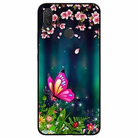 Ốp lưng dành cho Huawei Nova 3i mẫu Bướm Hồng