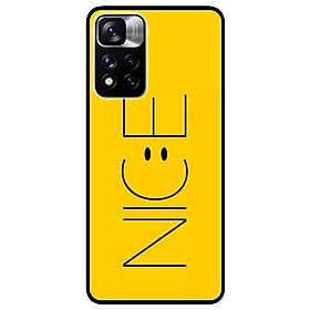 Ốp lưng dành cho Xiaomi Redmi Note 11 Pro 5G ( Bản Nội Địa ) mẫu NICE Nền Vàng