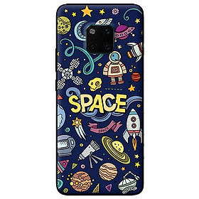 Ốp lưng in cho Huawei Mate 20 Pro mẫu Họa Tiết Vũ Trụ - Hàng chính hãng