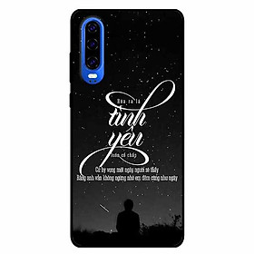 Ốp lưng in cho Huawei P30 Mẫu Hoá Tình Yêu