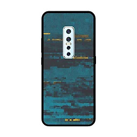 Ốp Lưng in cho Vivo V17 Pro Mẫu NỀN Xanh Cổ Điển - Hàng Chính Hãng