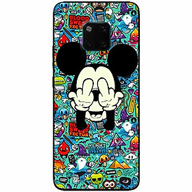 Ốp lưng in cho Huawei Mate 20 Pro Mẫu Chuột Che Mắt