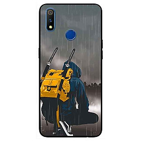 Ốp lưng in cho Realme 3 Mẫu Đôi Thiên Nga