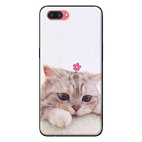 Ốp in cho OPPO A5 Mèo Buồn - Hàng chính hãng