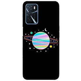 Ốp lưng dành cho Oppo A16 mẫu Vệ Tinh Nền Đen