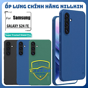 Ốp Lưng Nillkin Dành Cho Samsung S24 FE Dạng Sần Viền Silicon - Hàng Chính Hãng