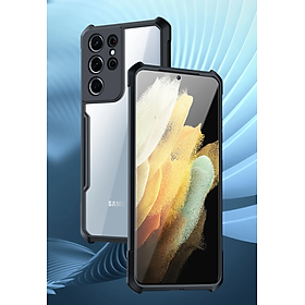 Ốp lưng cho Samsung Galaxy S21, S21 Ultra, S21 Plus, S21 FE hiệu XUNDD trong viền màu chống ố, chống sốc cao cấp - Hàng chính hãng