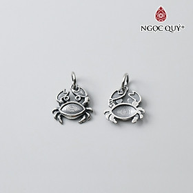 Charm bạc hình con cua treo - Ngọc Quý Gemstones