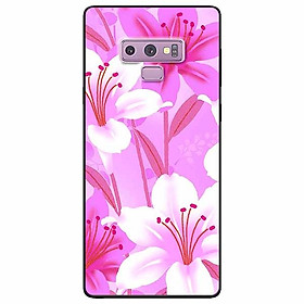 Ốp lưng dành cho Samsung Note 9 mẫu Hoa Ly Hồng