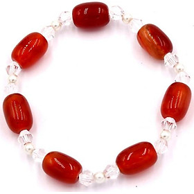 Chuỗi tay đá thạch anh đỏ FSOT14 (210 mm)