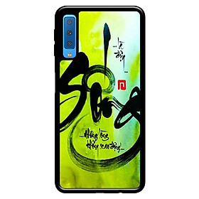 Ốp lưng cho Samsung Galaxy A7 2018  thư pháp 40 - Hàng chính hãng