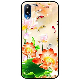Ốp lưng dành cho Vsmart Star mẫu Sen Đỏ Và Koi