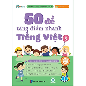 Sách - 50 Đề Tăng Điểm Nhanh Tiếng Việt Lớp 5