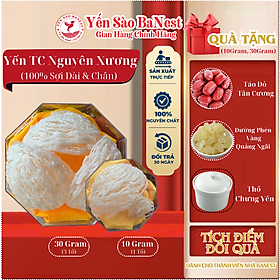Tổ Yến Sào Tinh Chế Rút Lông Nguyên Xương THƯỢNG HẠNG 100% Sợi Tặng kèm đủ vị chưng - Yến Sào BaNest