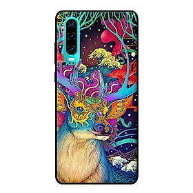 Ốp in cho Huawei P30 Hươu Và Cá Rồng - Hàng chính hãng