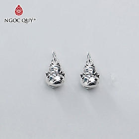Charm bạc mèo treo - Ngọc Quý Gemstones
