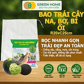 10 Túi Bọc Na Thái GreenHome, 20x25cm, Có Nút Cài, Độ Bền 3-5 Năm, Nhiều Kích thước