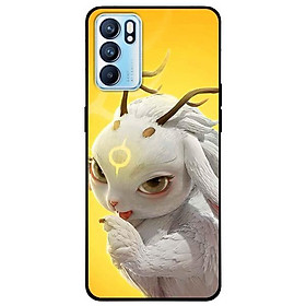Ốp lưng dành cho Oppo Reno 6 - Reno 6 Z mẫu Thỏ Sừng