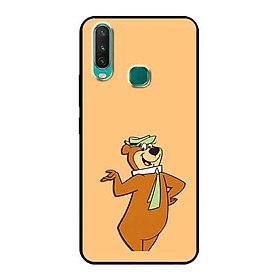 Ốp Lưng in cho Vivo Y17 Mẫu Chú Gấu Vui Nhộn - Hàng Chính Hãng