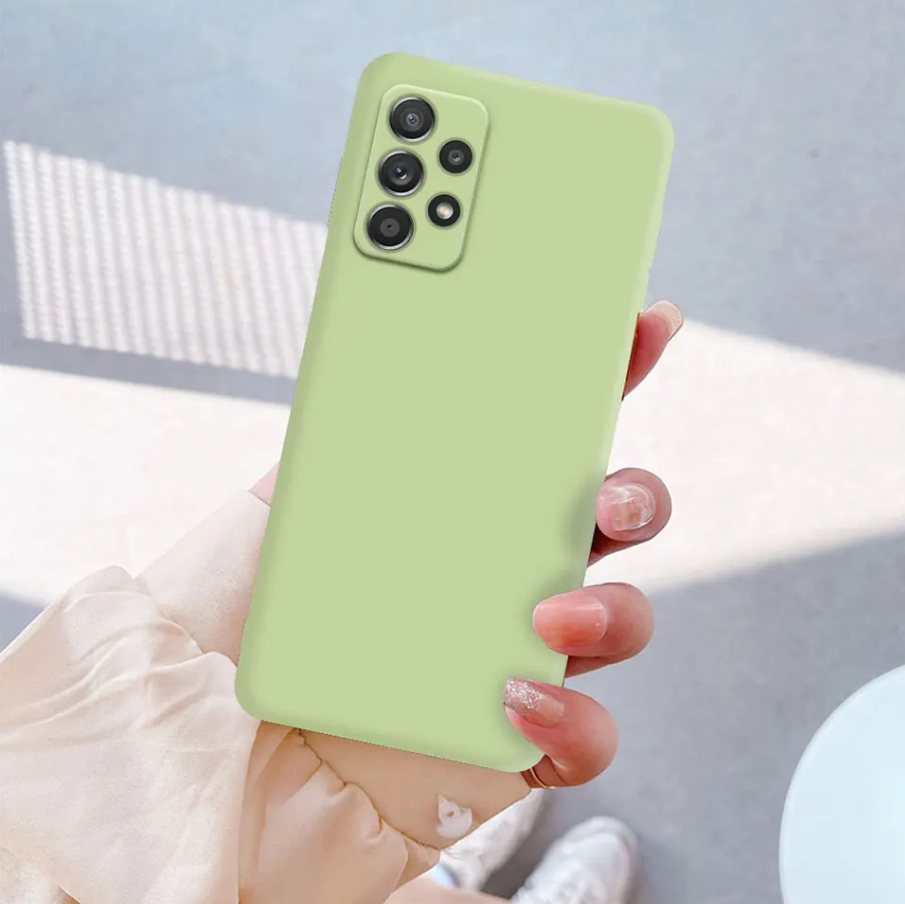 Ốp lưng silicon case cho Samsung Galaxy A52 , A52S , A72 , A32 4G chống bám bẩn hiệu KST mặt lưng siêu mềm mịn, có gờ bảo vệ camera - hàng nhập khẩu
