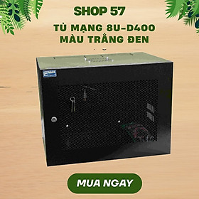Tủ Mạng Treo Tường 8U D400 Famrack – Chính Hãng, Chuẩn Rack 19", Giao Ngay