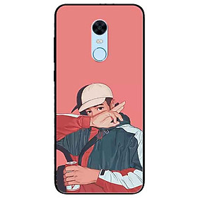 Ốp lưng in cho Xiaomi Redmi 5 Mẫu Cô Gái Tóc Ngắn