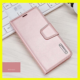 Bao da dạng ví cho Samsung Galaxy S25/S25Plus/S25Ultra hiệu Hanman, DaDa có quai cài có ngăn để thẻ ATM và để tiền, bao da may viền - Hàng nhập khẩu 