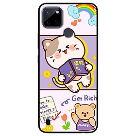 Ốp lưng dành cho Realme C21Y - Realme C25Y mẫu Mèo Giàu