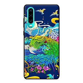 Ốp in cho Huawei P30 Phượng Hoàng Xanh - Hàng chính hãng