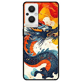 Ốp lưng cho Oppo Reno 2Z, 2F - 6z - 7z 5G - 8z 5G - A96 5G - 8T 4G - 8T 5G - Rồng Xanh Bay - Hàng Chính Hãng