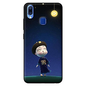 Ốp lưng in cho Vivo Y91 mẫu Cương Thi Nhìn Trăng - Hàng chính hãng