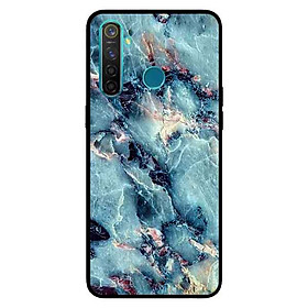 Ốp Lưng in cho Realme 5 Mẫu NỀN ĐÁ HOA 5 - Hàng Chính Hãng